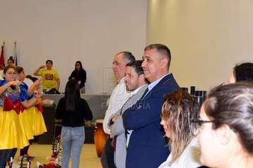 Visita de apyo a los grupos murgueros de Telde (Foto Francisco Javier Santana)